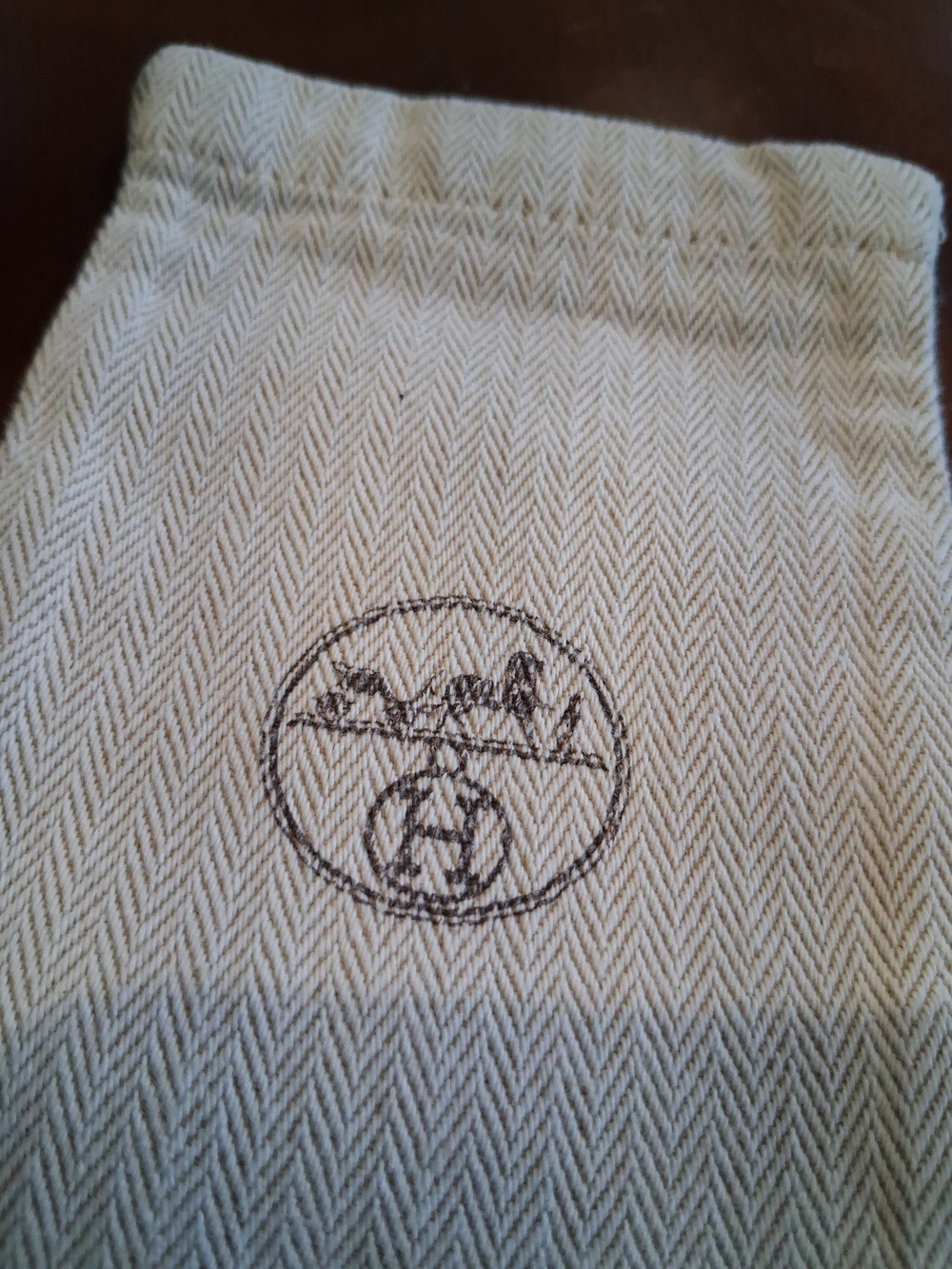 Hermes Cream Mini Bag Dust Cover